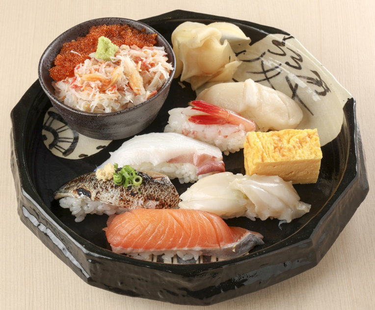 「北海道朝市直営 和膳 功」北海道朝市おまかせにぎり