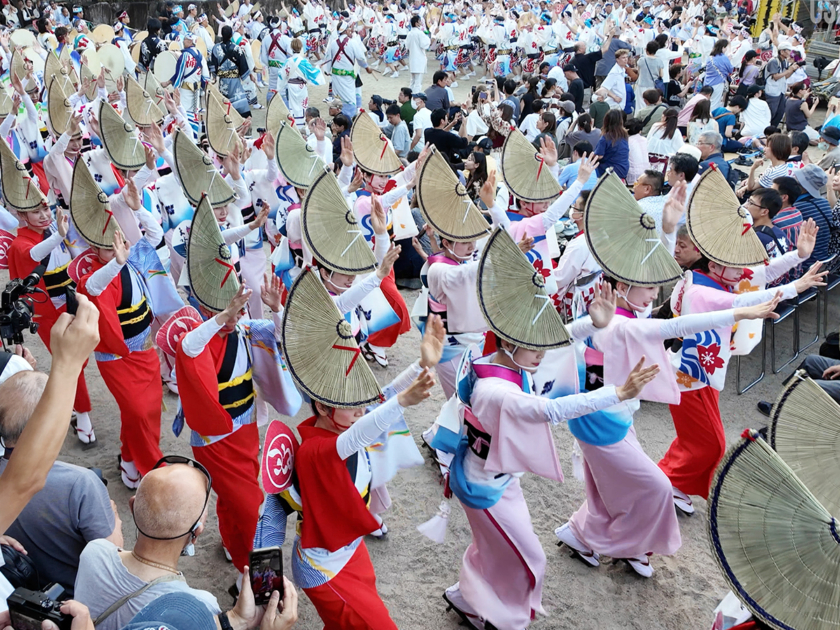 「第13回 天神天満阿波おどり」総踊り