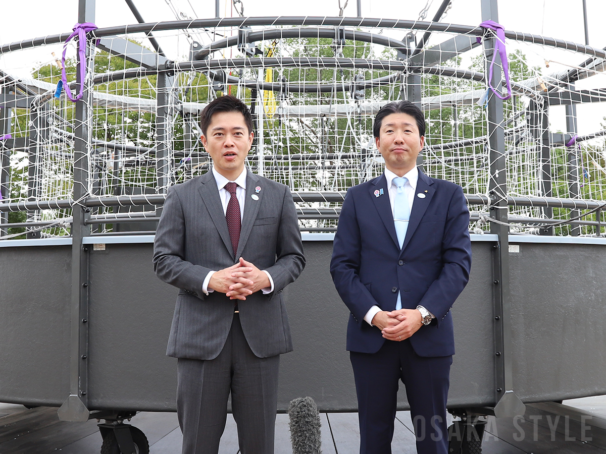吉村洋文大阪府知事、永藤英機堺市長