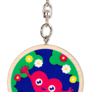 EXPO2027 トゥンクトゥンク 木製キーホルダー シンプル