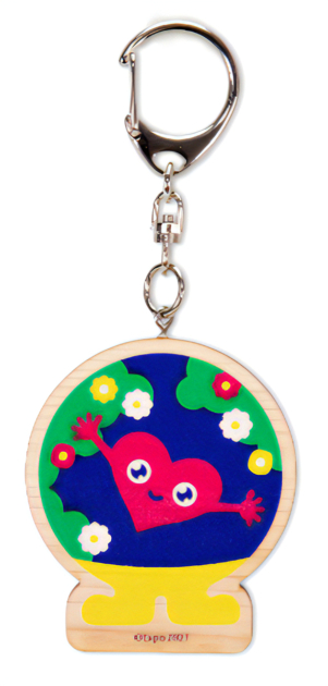 EXPO2027 トゥンクトゥンク 木製キーホルダー シンプル