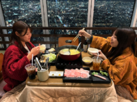 ハルカス300で「かこむ de こたつ」