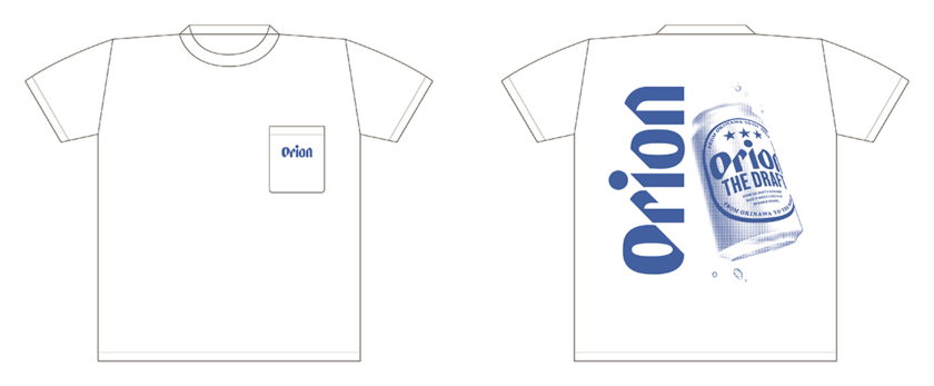 Orion Popup Tシャツ WHITE