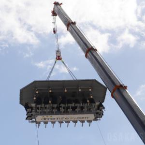 空中レストラン「Dinner in the Sky OSAKA」