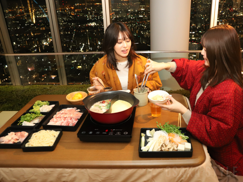 ハルカス300で「かこむ de こたつ」