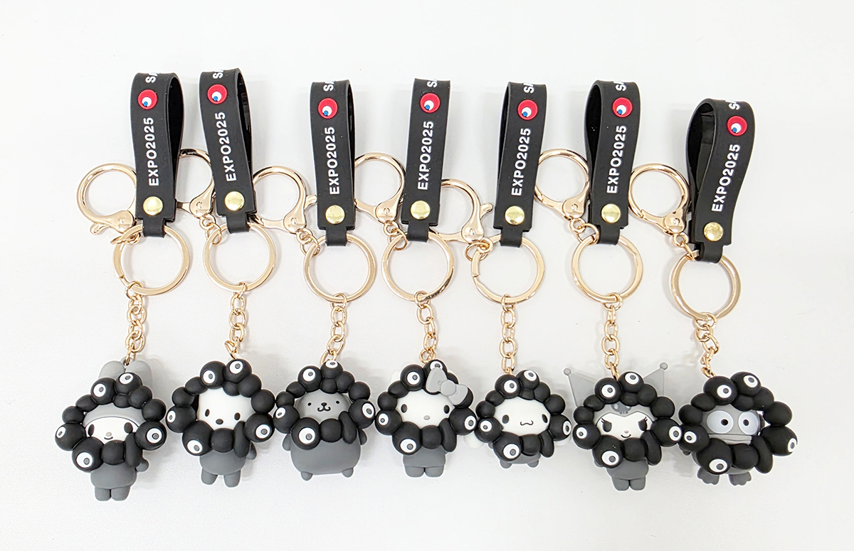サンリオキャラクターズ

モノクロキーホルダー

各1,650円