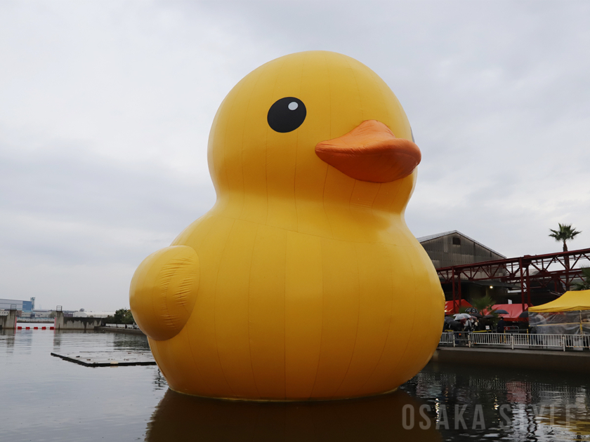 巨大なアート作品「ラバー・ダック」