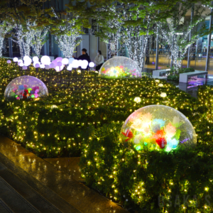 あべのハルカス16階のイルミネーション