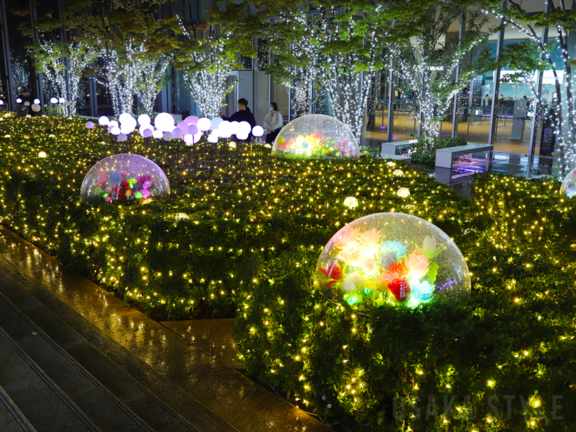 あべのハルカス16階のイルミネーション