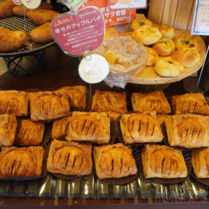 看板商品の「幸せのアップルパイ」