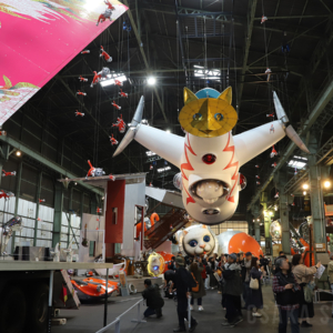 ヤノベケンジさんの作品を展示する「Open Storage 2025 KENJI YANOBE LUCA：THE LANDING」