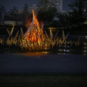 篝火型シグネチャーモニュメント 「THE KAGARIBI」