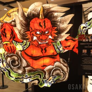 風人雷神をモチーフにしたねぶた装飾