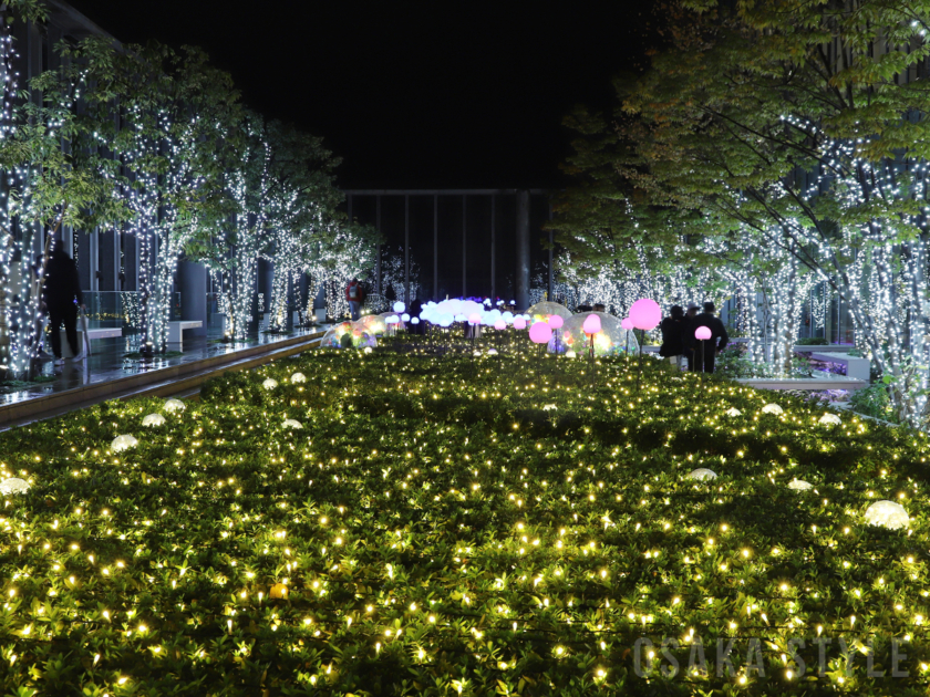 あべのハルカス16階のイルミネーション