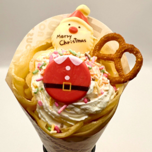 サンタのクレープ