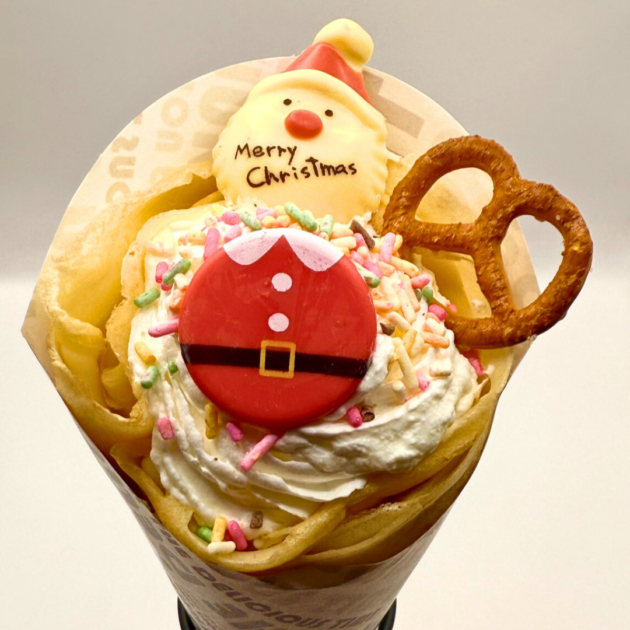 サンタのクレープ