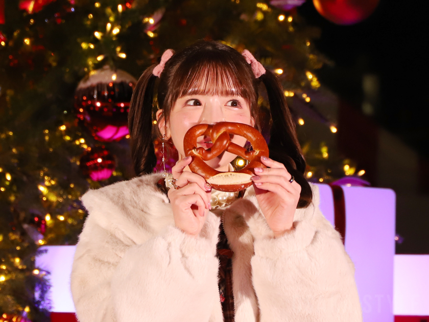 「クリスマスマーケット in 大阪 てんしば」　もえのあずきさん登場