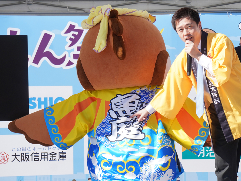 大阪府広報担当副知事もずやん