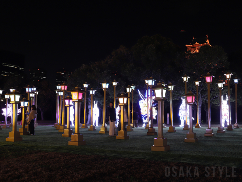 イルミネーションイベント「大阪城イルミナージュ2025」