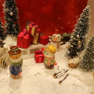 陶人形作家うえのえみさんのジオラマ展示