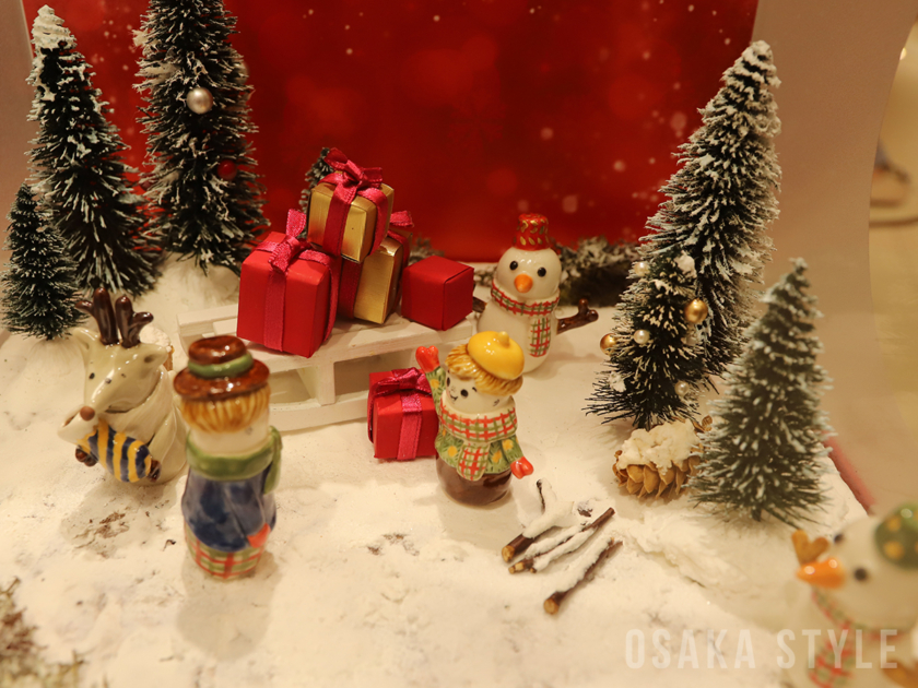 陶人形作家うえのえみさんのジオラマ展示