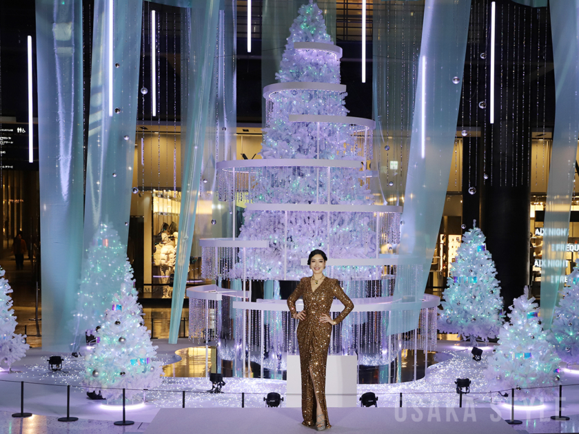 クリスマスツリー点灯式にアン ミカさん登壇