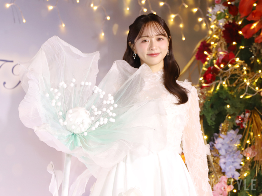 「JRA ILLUMINATION by Hanshin Racecourse」点灯式の森香澄さん登場