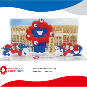 ミャクミャクモニュメント「いらっしゃい」アクリルスタンドジオラマ