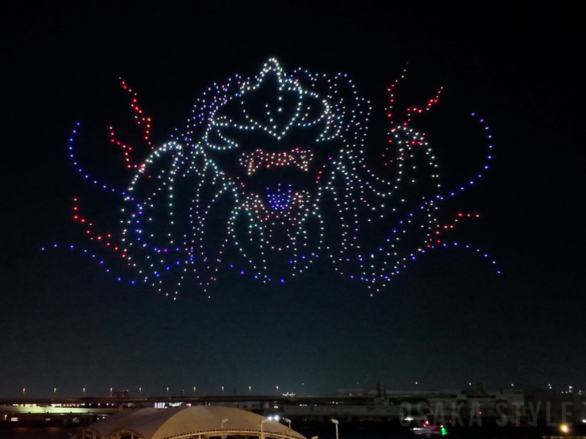 ドローンショー「モンスターハンターワイルズ・ナイトキャンバス」