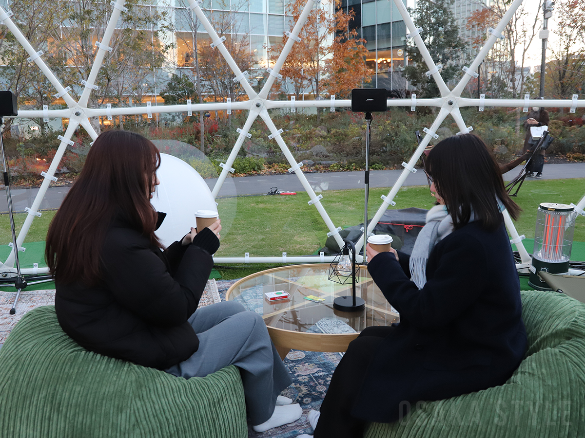 巨大な透明ドーム「THE DOME」