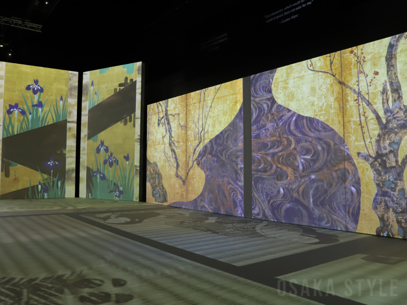 堂島リバーフォーラムで「クリムト・アライブ 大阪展」