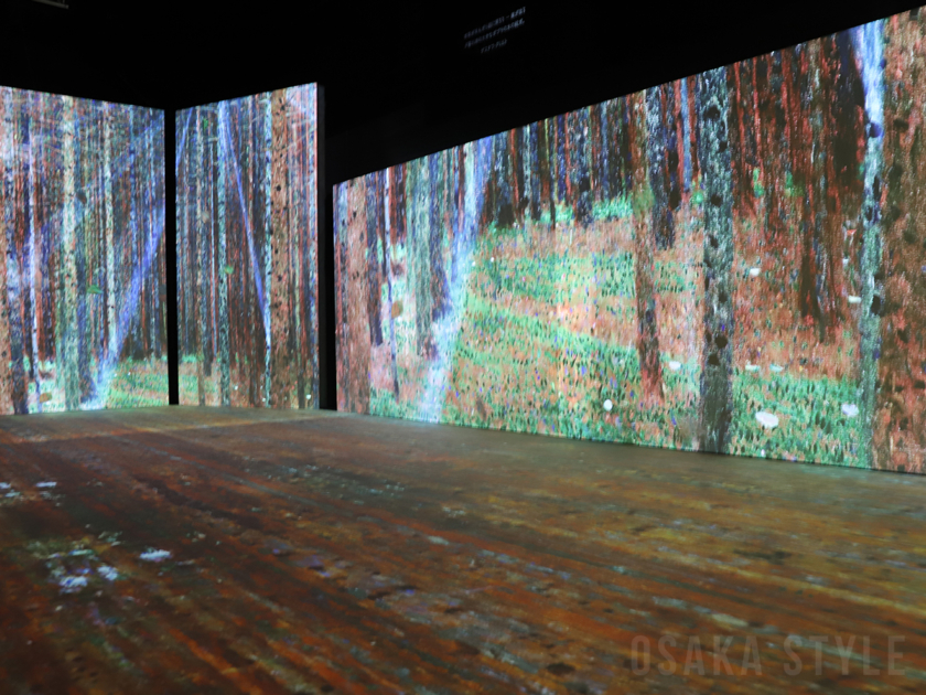 堂島リバーフォーラムで「クリムト・アライブ 大阪展」