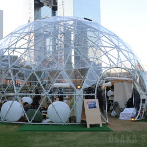 巨大な透明ドーム「THE DOME」