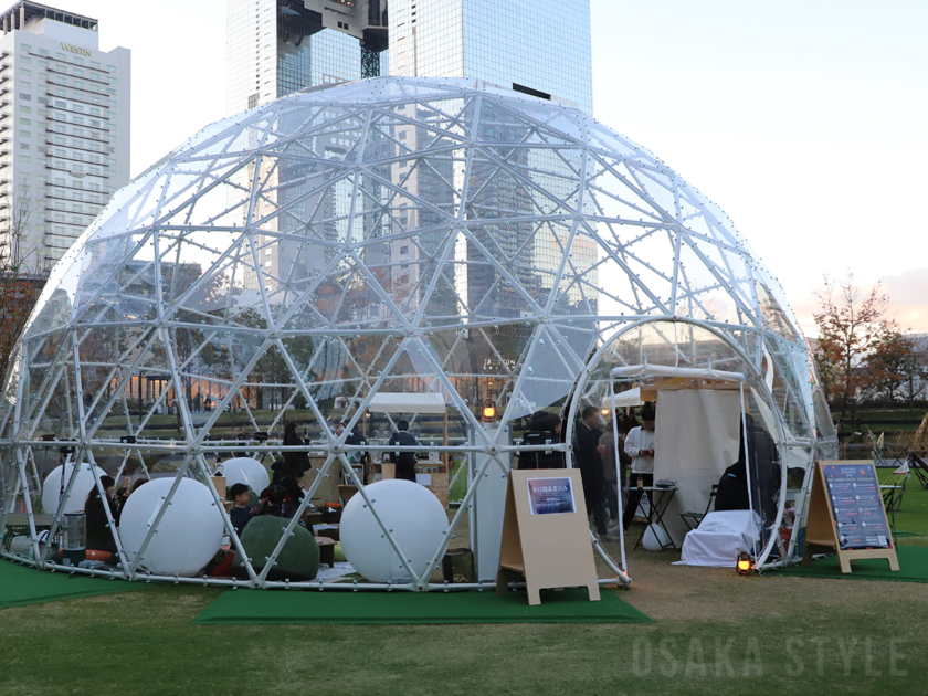 巨大な透明ドーム「THE DOME」