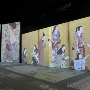 堂島リバーフォーラムで「クリムト・アライブ 大阪展」