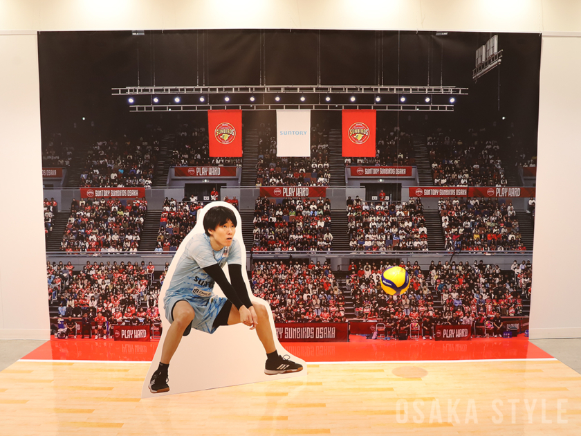 「サントリーサンバーズ大阪展」のフォトスポット