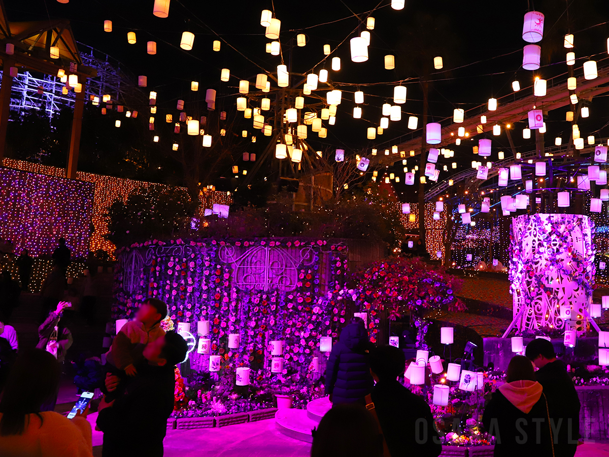 ひらかたパーク 光のランタン広場