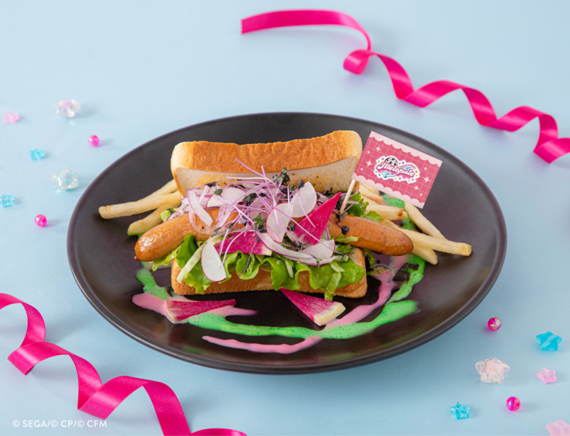 グリルドソーセージサンドウィッチ