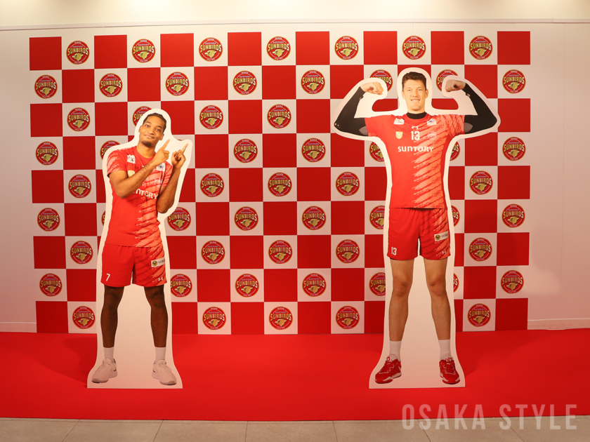 「サントリーサンバーズ大阪展」のフォトスポット