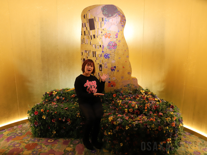 「クリムト・アライブ 大阪展」のフォトスポット
