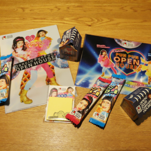 「すっちー&島田珠代のオープンハウスをごひいきに!プロジェクト」のノベルティグッズ