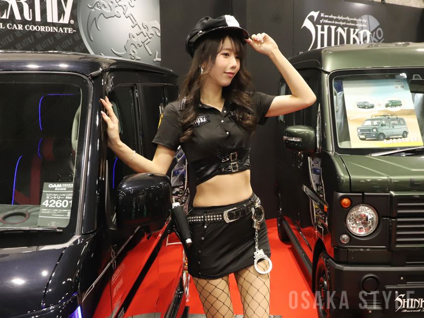 「大阪オートメッセ2026」にコンパニオン集結