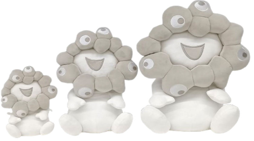 EXPO2025 ミャクミャク お手玉風ぬいぐるみ 白