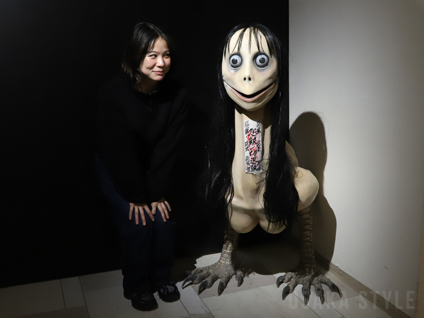 「Momoチャレンジ」のオブジェ