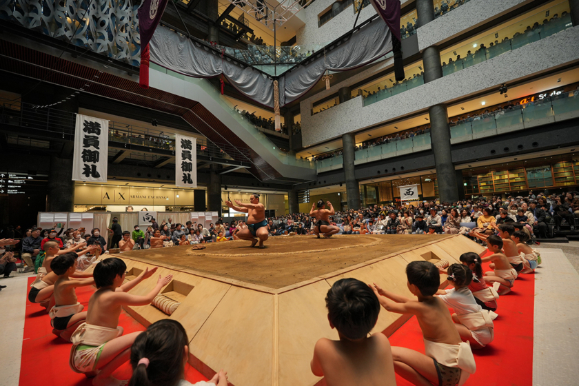 相撲イベント「春がキタ！うめきた場所 in グランフロント大阪」