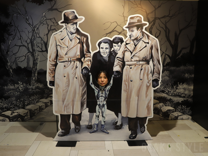 「連れ去られた宇宙人」のフォトスポット