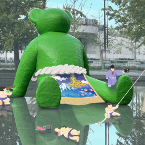 テッド・イベール相撲装飾