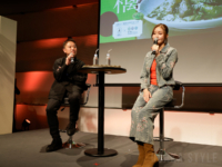 グランフロント大阪でりんごフェア　王林さんと栗原心平さんが青森の魅力語る