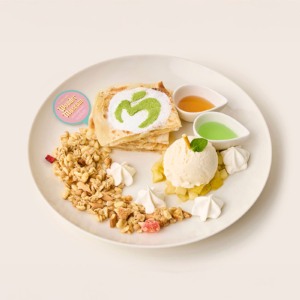 「A dining ～アジアンダイニング」ロティーグリーンアップル～ロティーチャナイ青りんごディップ～