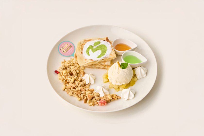 「A dining ～アジアンダイニング」ロティーグリーンアップル～ロティーチャナイ青りんごディップ～